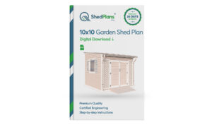 10x10 lean to garden shed plans product
