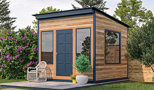 10x10 office shed plan