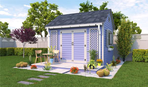 10x12 gable garden shed plans