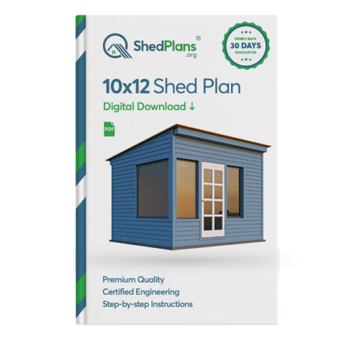10x12 office shed plan