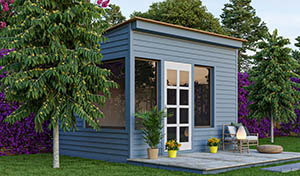 10x12 lean-to office shed plan