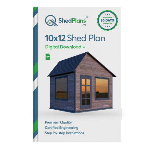 10x12 office shed plan