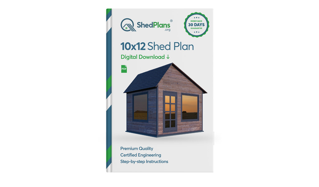 10x12 office shed plan