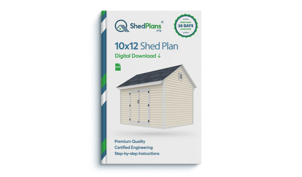10x12 storage shed plan