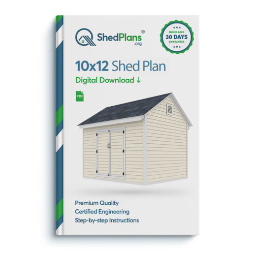 10x12 storage shed plan