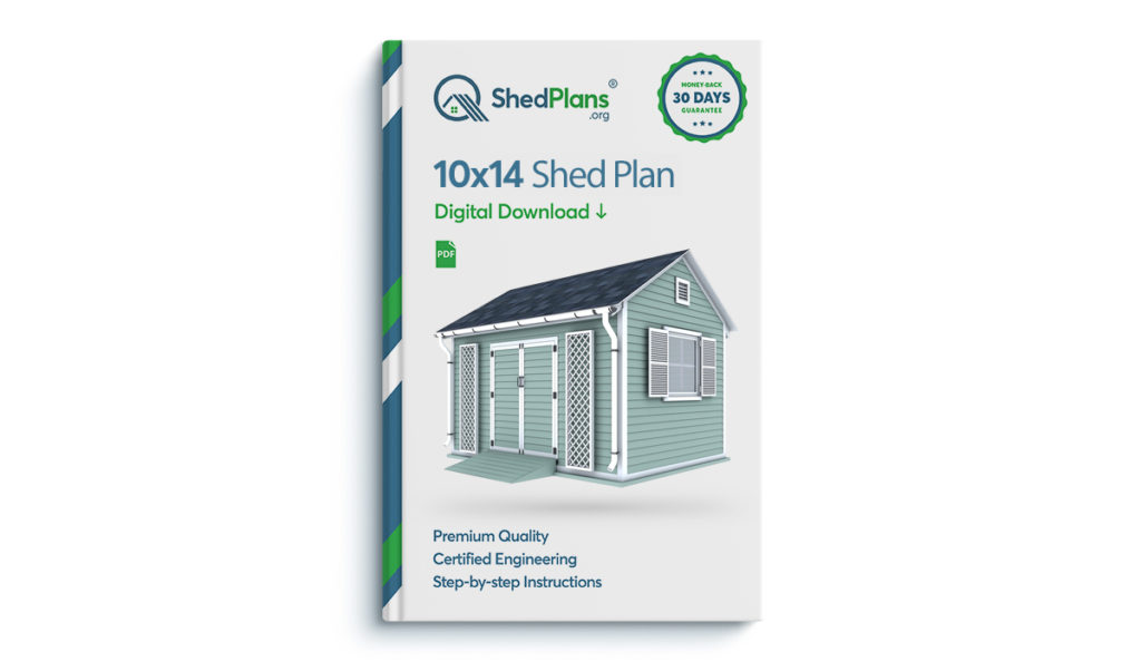 10x14 garden shed plan
