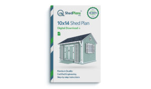 10x14 garden shed plan