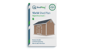 10x14 storage shed plan