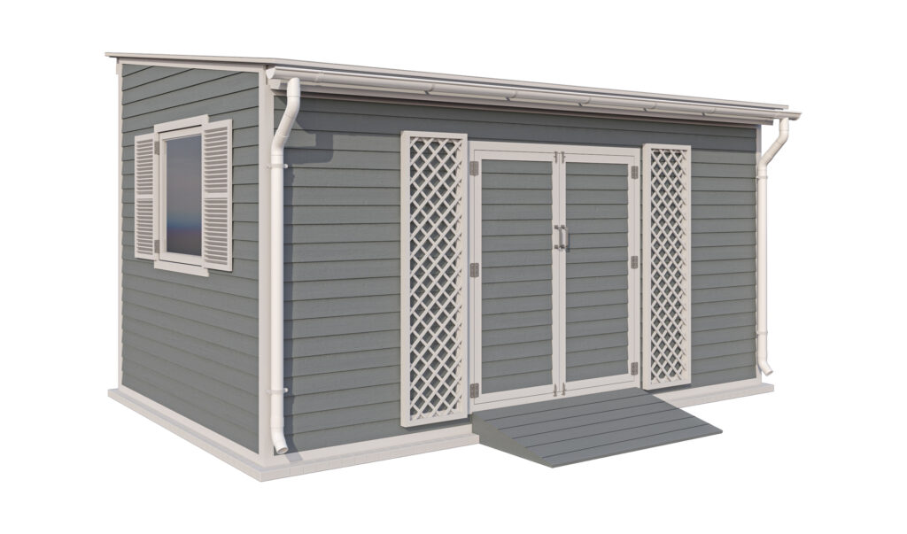 10x16 lean to garden shed