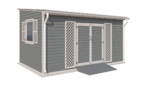 10x16 lean to garden shed