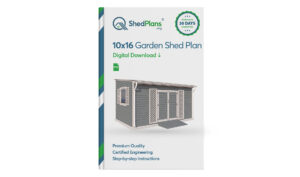 10x16 lean to garden shed plans product