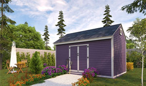 10x16 gable storage shed plans