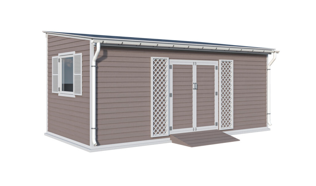 10x20 lean to garden shed