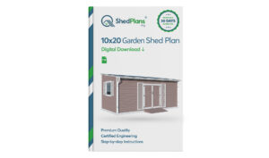 10x20 lean to garden shed plan product