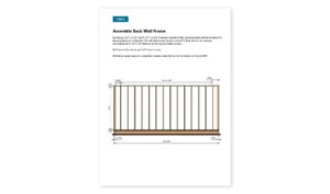 10x20 lean to storage shed back wall framing