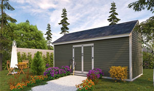 10x20 gable storage shed plans