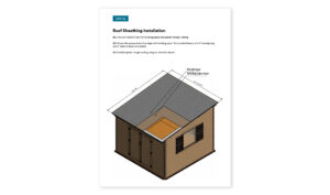 12x12 lean to garden shed roof sheathing