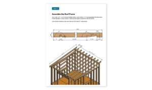 12x12 lean to storage shed roof framing
