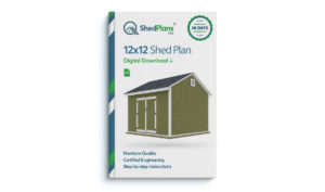 12x12 storage shed plan