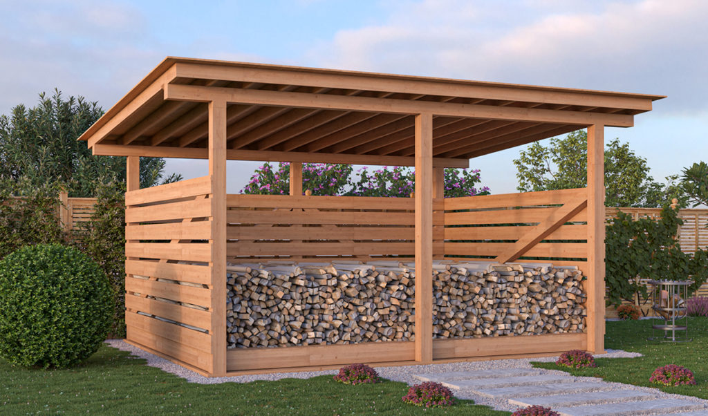 12x16 firewood shed preview