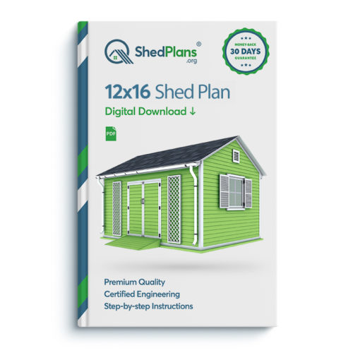 12x16 garden shed plan
