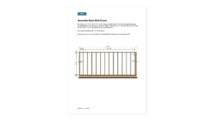 12x18 gable storage shed back wall framing