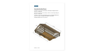 12x18 gable storage shed roof framing