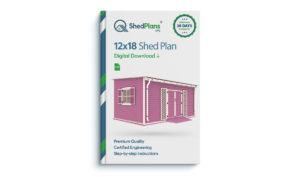12x18 garden shed plan