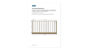 12x18 lean to storage shed back wall framing