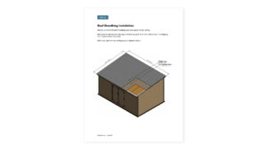 12x18 lean to storage shed roof sheathing