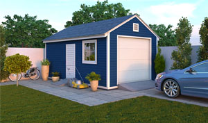 12x20 gable garage shed plans