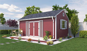 12x20 gable garden shed plans