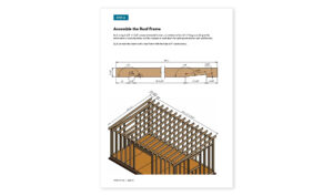 12x20 lean to garden shed roof framing