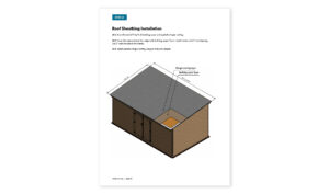 12x20 lean to storage shed roof sheathing