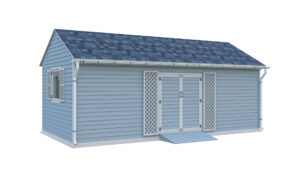 12x24 gable garden shed