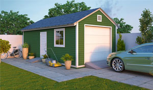 12x24 gable garage shed plans