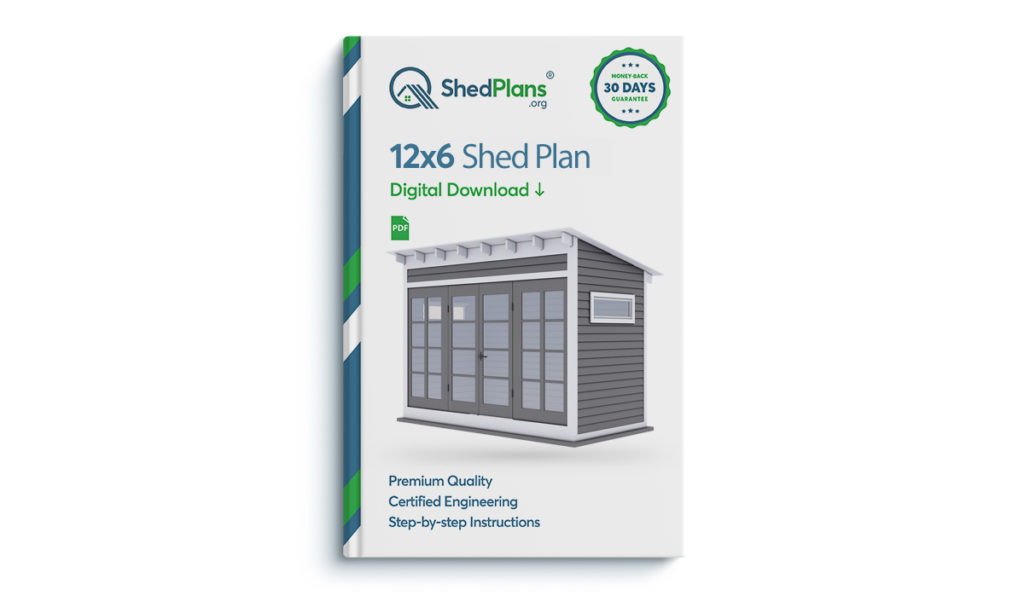 12x6 garden shed plan