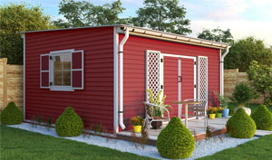 14x16 lean-to garden shed plans