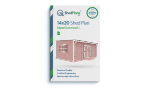 14x20 garden shed plan