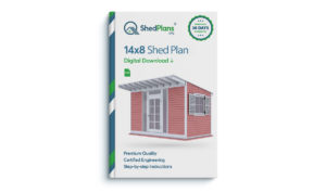 14x8 garden shed plan