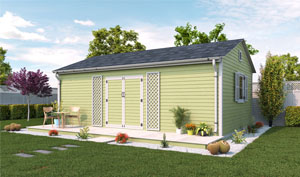 16x24 gable garden shed plans