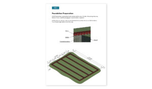 16x24 lean to garden shed foundation
