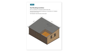 16x24 lean to garden shed roof sheathing