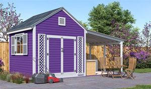20x10 gable garden shed plans