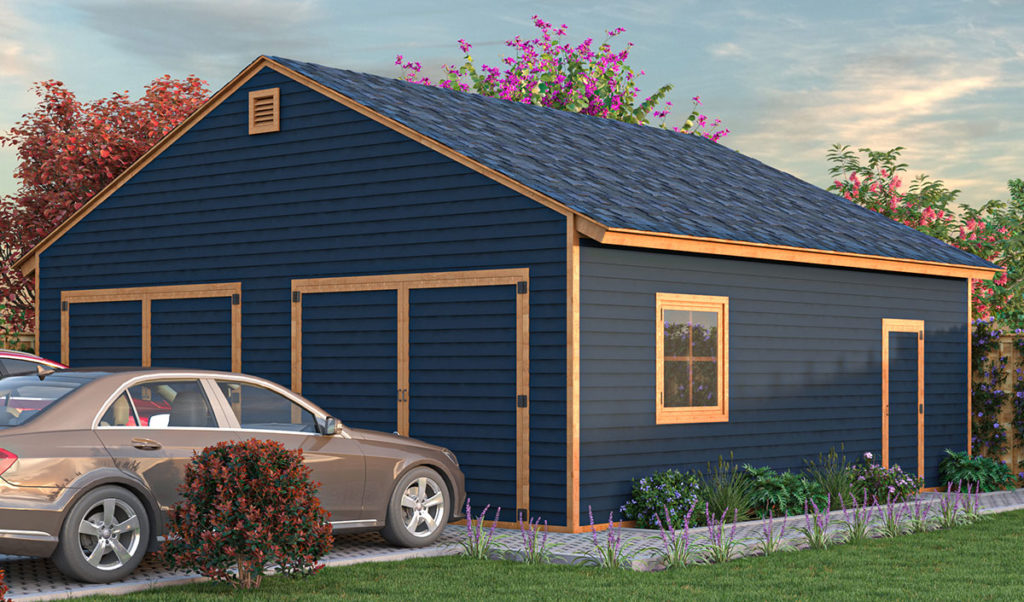 24x24 garage shed preview