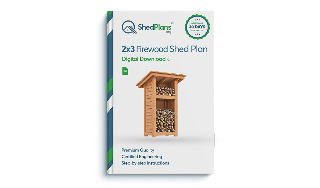 2x3 firewood shed product