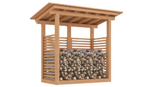 3x6 firewood shed