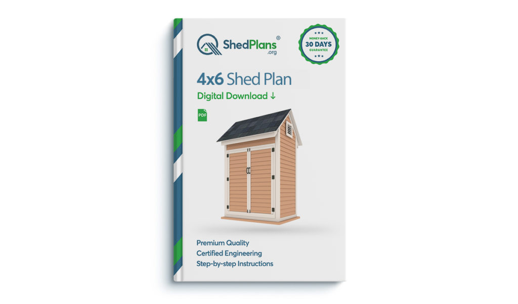 4x6 storage shed plan