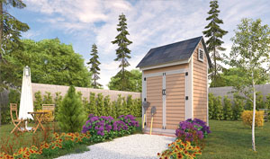 4x6 gable storage shed plans