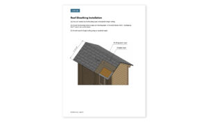 4x8 gable storage shed roof sheathing1